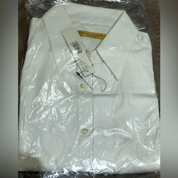 mens white dress shirt 15 32/33 AZARMAN Men's Solid White Dress Shirt Stretch Cotton Tailored Slim Fit Long Sleeve Spread Collar Non Iron Button Down (us, Neck Sleeve, 15, 15.5, 32,